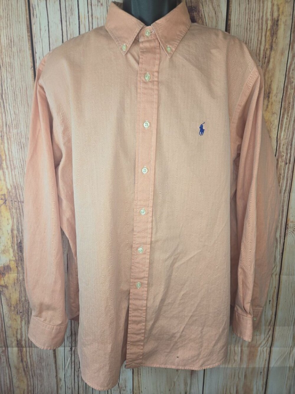 Ralph Lauren Classic Fit Orange Dress Shirt 17.5-34/35